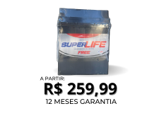Bateria Automotiva para o Honda Fit 42AH – SuperLife