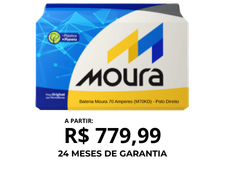 Bateria Automotiva 70 Ah Moura M70KD