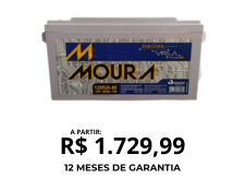 Bateria VRLA 12MVA-80 Moura