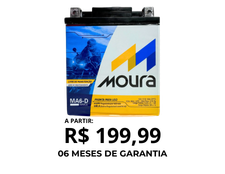 Bateria de Moto MA6-D Moura
