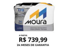 Bateria Automotiva Start Stop 60Ah EFB Moura