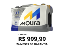 Bateria Automotiva Start Stop 80Ah EFB Moura