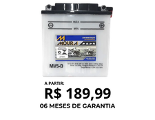 Bateria de Moto MV5-D Moura