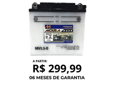 Bateria de Moto MV5.5-D Moura
