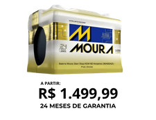 Bateria Automotiva Start Stop 60Ah AGM Moura