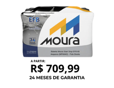 Bateria Automotiva Start Stop 60Ah EFB Moura