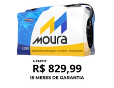 Bateria Automotiva 100 Ah Moura M100HE