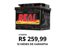 Bateria Automotiva 50Ah (cx alta) Real Free