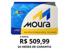 Bateria Automotiva 50Ah Moura – M50JL