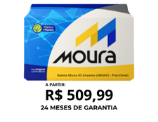 Bateria Automotiva 60Ah Moura – M60AD