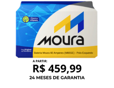 Bateria Automotiva 60 Ah Moura – M60GE