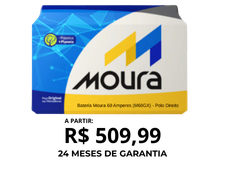Bateria Automotiva 60 Ah Moura – M60GX