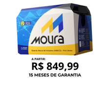 Bateria Automotiva 80 Ah Moura M80CD