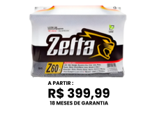 Bateria Automotiva 60Ah Zetta – Z60D Bateria Automotiva 60Ah Zetta – Z60D