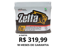 Bateria Automotiva 45 Ah Zetta – Z45D