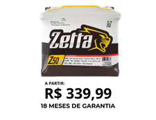 Bateria Automotiva 50Ah Zetta – Z50ED