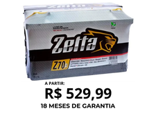 Bateria Automotiva 70Ah Zetta – Z70D