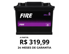 Bateria Automotiva 50Ah (cx alta) Fire Ultra